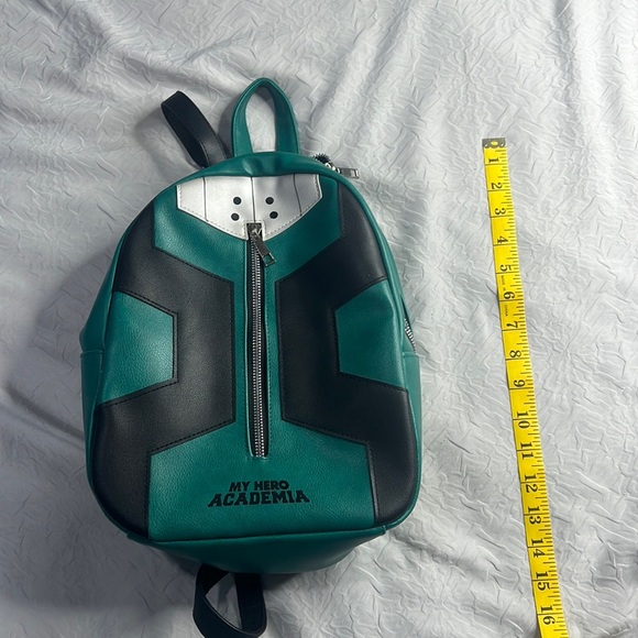 Bioworld MY HERO ACADEMIA Izuku Midoriya Deku Suit Mini Backpack Bag Green - Picture 1 of 2